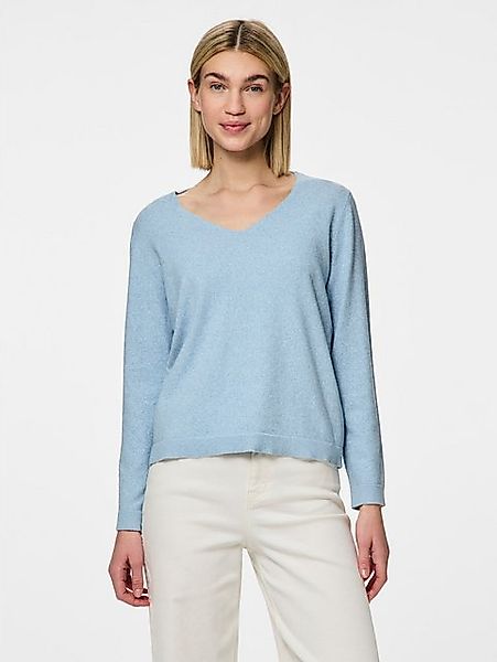 pieces V-Ausschnitt-Pullover PCBREE LS V-NECK KNIT günstig online kaufen