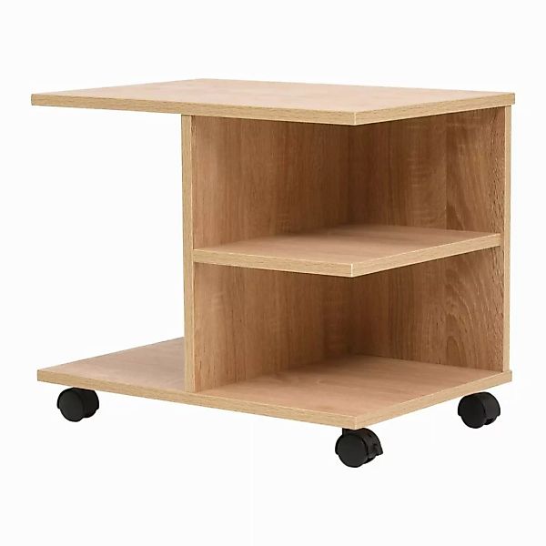 vidaXL Bücherregal Beistelltisch mit Rollen 50×35×42 günstig online kaufen
