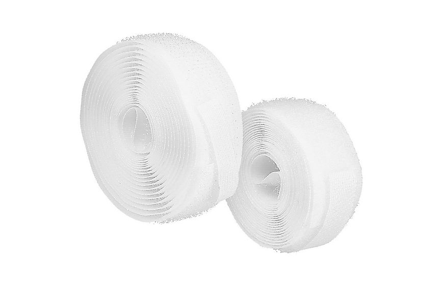 mumbi Klettband 2 m Klettband zum Aufnähen, Klettverschluss Set 20 mm, Weis günstig online kaufen