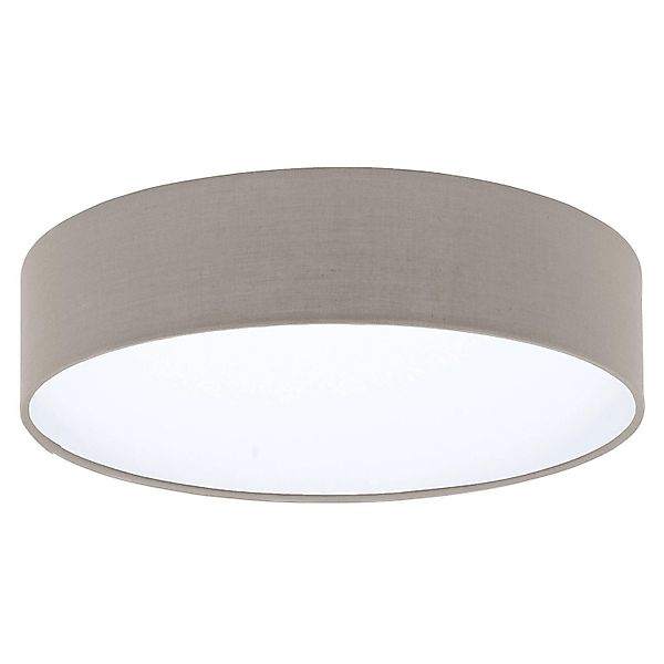 EGLO Deckenleuchte REVILLA 1 Taupe 1-flammig E27 Ø 380mm günstig online kaufen