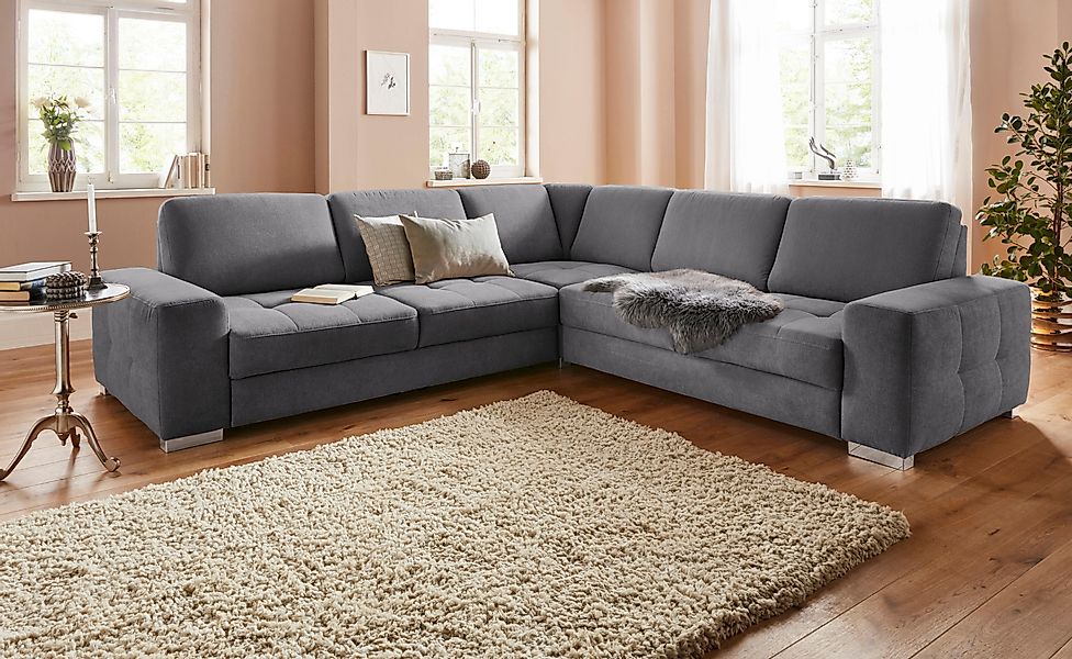 sit&more Ecksofa Santorini L-Form, mit Federkern günstig online kaufen
