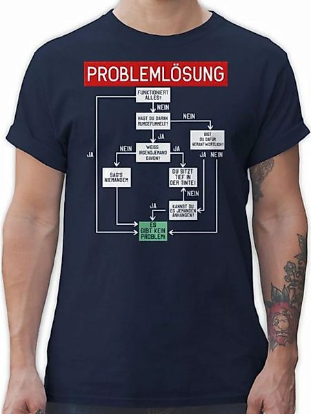Shirtracer T-Shirt Problemlösung Sprüche Statement mit Spruch günstig online kaufen