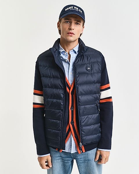 Gant Steppweste "LIGHT DOWN VEST", Stehkragen, leicht, 2-Wege Reißverschlus günstig online kaufen