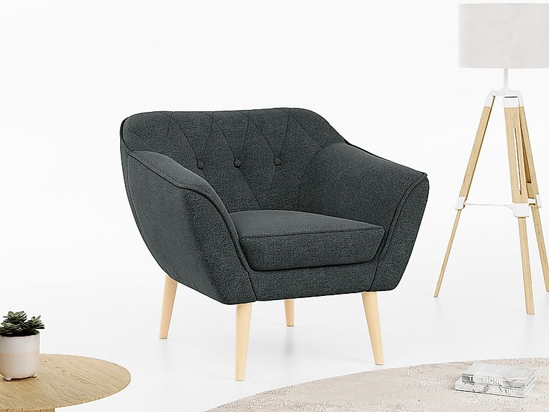 MKS MÖBEL Sofa PIRS 1 Sitzer, Set, 1-Sitzer Sessel, Skandinavischer Stil, G günstig online kaufen