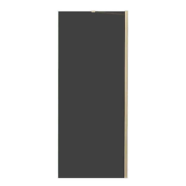 AICA Goldrahmen Walk In Duschtrennwand B.100cm x H.200cm Duschwand mit Glas günstig online kaufen