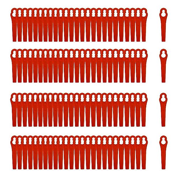 BlingBin Rasenmähermesser 100 Stück Kunststoffmesser Ersatzmesser-Set günstig online kaufen