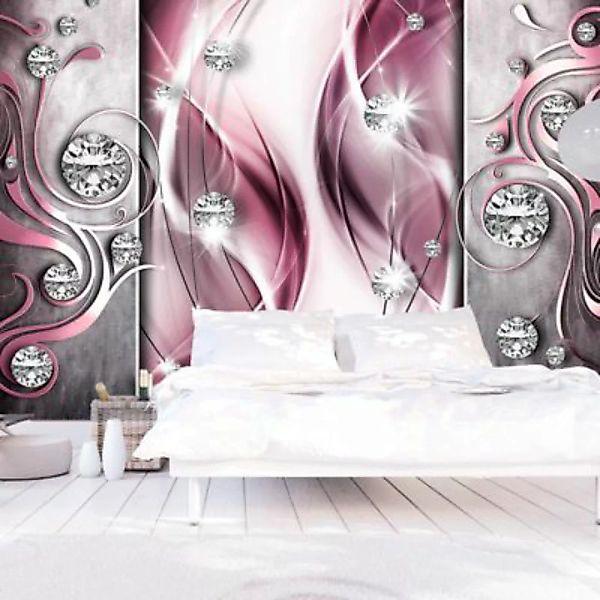 artgeist Fototapete Pink and Diamonds mehrfarbig Gr. 200 x 140 günstig online kaufen