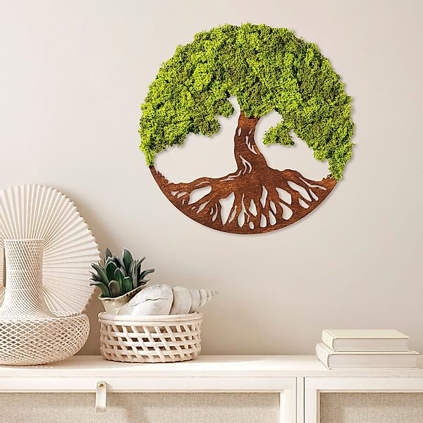 Wallity Wanddekoobjekt 100% MDF / MOSS günstig online kaufen