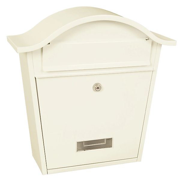 PROREGAL® Wandbriefkasten Wandbriefkasten Tatifan aus verzinktem Stahl, Wei günstig online kaufen