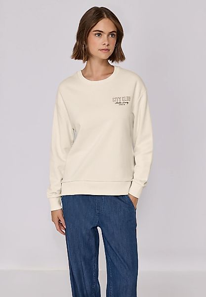STREET ONE STUDIO Sweatshirt, im soften Baumwoll-Mix günstig online kaufen