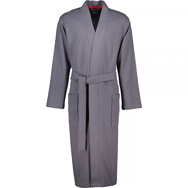 Cawö Home - Herren Bademantel Kimono 816 - Farbe: anthrazit - 72 - XL günstig online kaufen