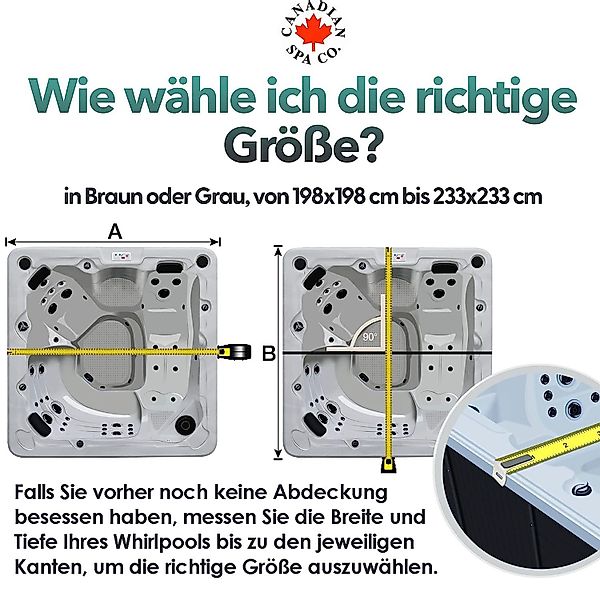 Canadian Spa GmbH Whirlpool Isolierabdeckung, (Proline) günstig online kaufen