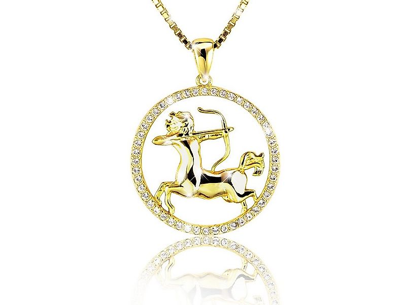 PAVELS Kette mit Anhänger Sternzeichen Shine Schütze, Elegante Sternzeichen günstig online kaufen