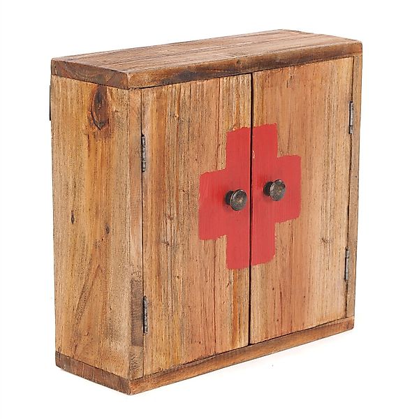 DESIGN DELIGHTS Wandregal VINTAGE MEDIZINSCHRANK, 35x35cm(HxB) günstig online kaufen
