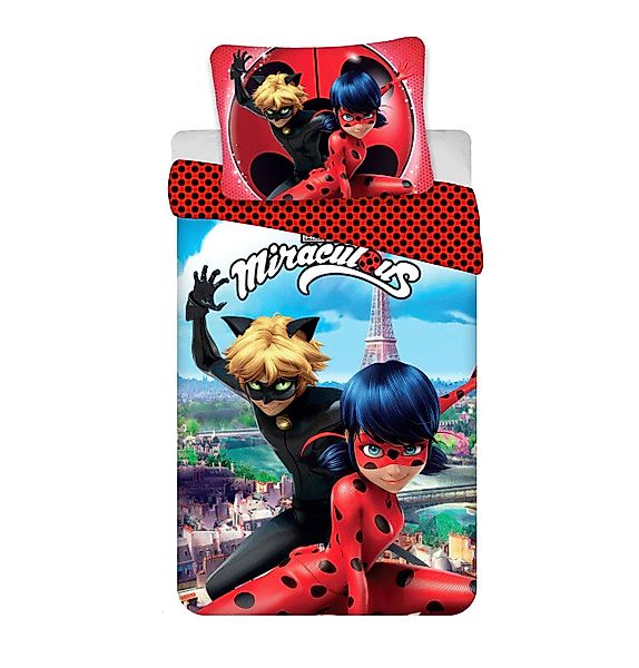Miraculous - Ladybug Kinderbettwäsche Kuschelige Bettwäsche günstig online kaufen