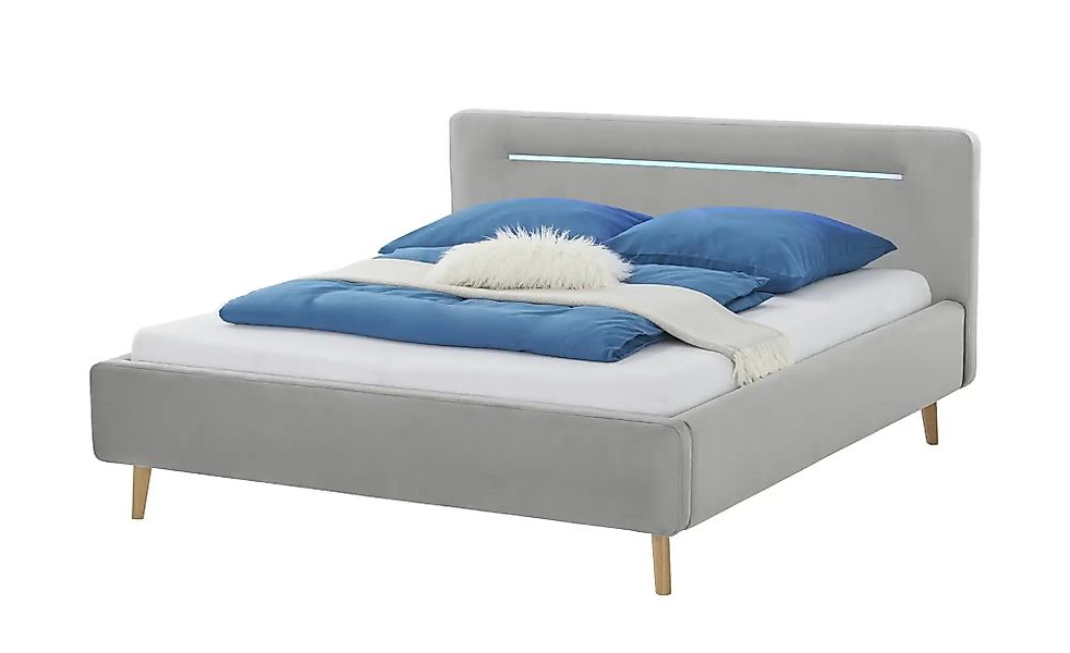 Polsterbett  Newcastle ¦ grau ¦ Maße (cm): B: 198 H: 105 Betten > Polsterbe günstig online kaufen
