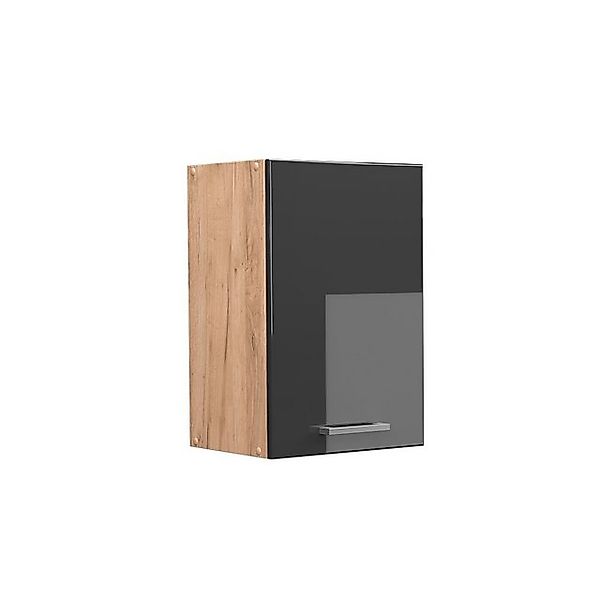 Vicco Hängeschrank R-Line, Anthrazit Hochglanz/Goldkraft Eiche, günstig online kaufen