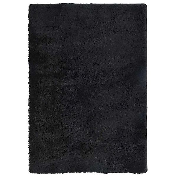 vidaXL Teppich Shaggy Hochflor NAVARRA Schwarz 200x290 cm Polyester 4102846 günstig online kaufen