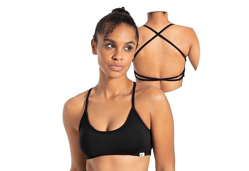 Smilodox Sport-BH Sena, Shaped Fit Top, offener Rücken, überkreuzte Träger günstig online kaufen