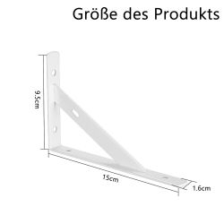 NUODWELL Wandregalhalter 8 Stück Regalhalterungen,90 Grad günstig online kaufen