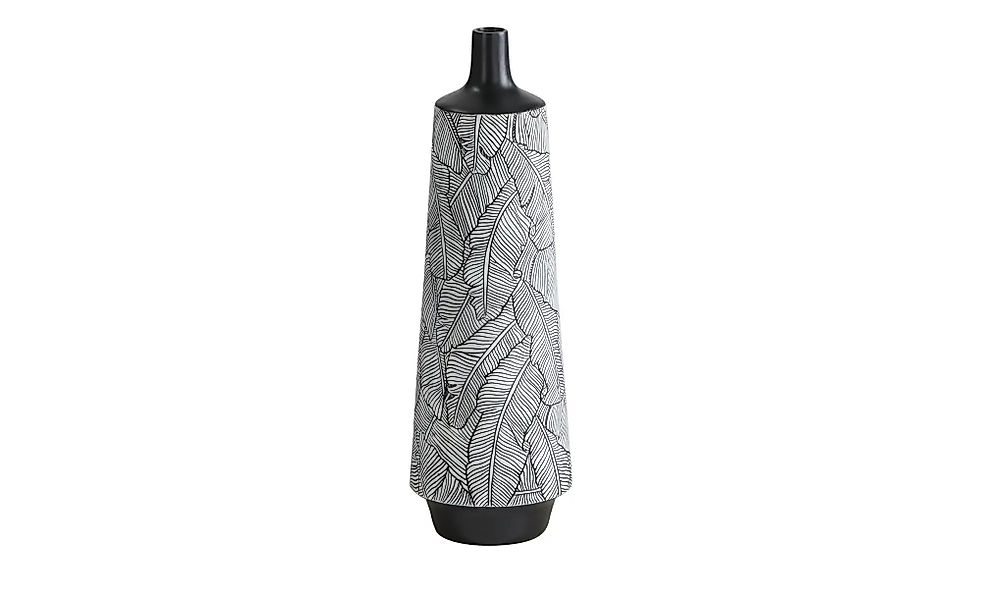 HOME STORY Dekovase   ¦ schwarz ¦ Polyresin (Kunstharz) ¦ Maße (cm): H: 58 günstig online kaufen