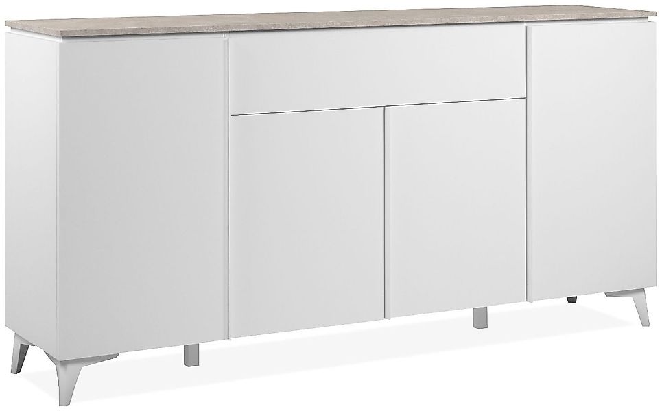 Finori Sideboard Bertrix 51A, Sandstein, weiß, günstig online kaufen