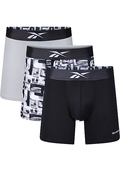 Reebok Boxer SHAND (3er Pack) basic, bequem, weich, mit Logo, breiter Bund, günstig online kaufen