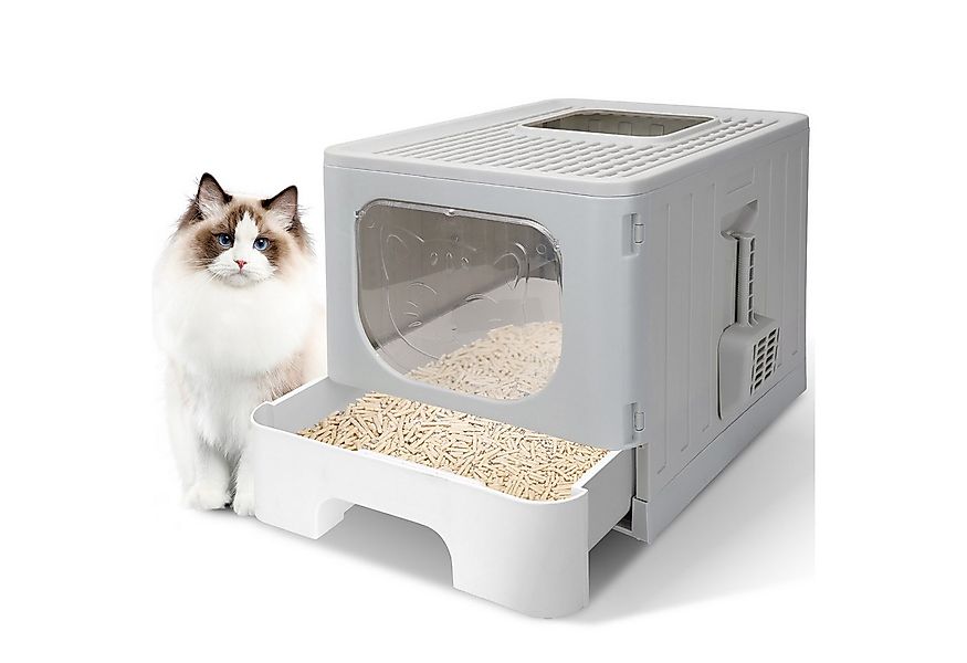 nobleza Katzentoilette Katzentoilette mit Deckel Katzenklo Katzen günstig online kaufen