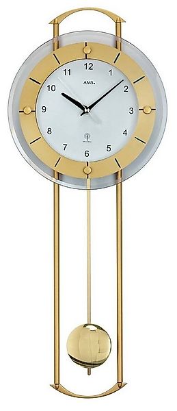 AMS Wanduhr Funkpendeluhr 24 x 60 x 6 cm - AMS Modell: 5255 günstig online kaufen