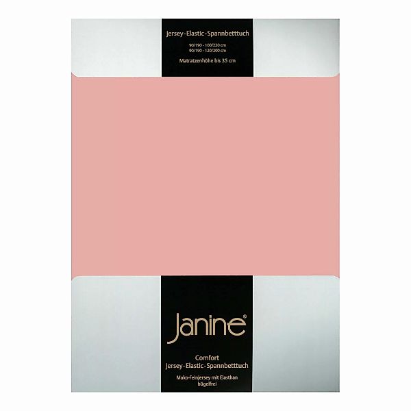 Janine Spannbetttuch Elastic-Jersey 5002 zartmauve Größe:  150x200 cm günstig online kaufen