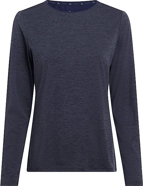 McKINLEY T-Shirt Da.-Langarmshirt Hunu LS W MELANGE/NAVY/NAVY günstig online kaufen