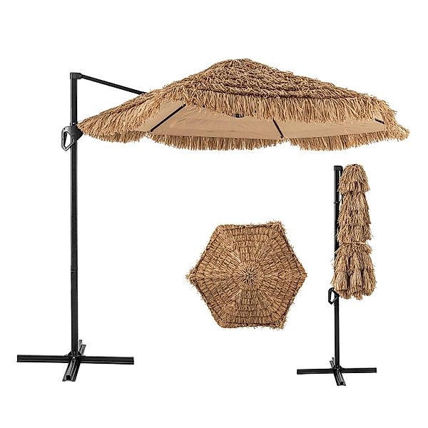 COSTWAY Ampelschirm, Sonnenschirm 283cm Wasserdicht mit günstig online kaufen