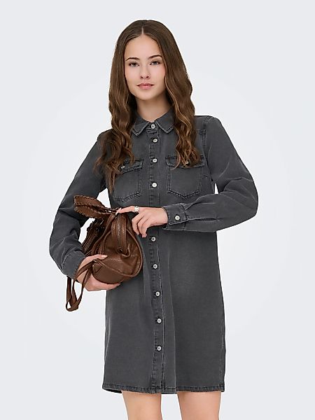 ONLY Jeanskleid "ONLLISA L/S DNM DRESS GUA NOOS" Brusttaschen günstig online kaufen