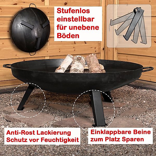 Köhko Feuerschale Feuerschalemit 1 Wasserzulauflöcher und günstig online kaufen