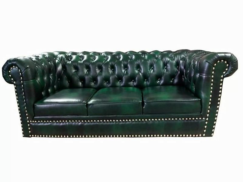 JVmoebel Chesterfield-Sofa Chesterfield modernes grünes Sofa 3 Sitzer, Made günstig online kaufen