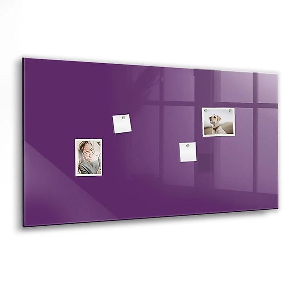Tulup Glas Magnettafel Violett 120x60 cm Magnettafel Zum Beschriften Weißer günstig online kaufen
