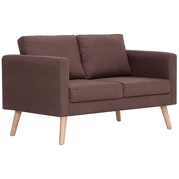 2-sitzer-sofa Stoff Braun günstig online kaufen