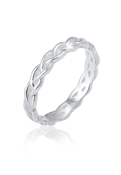Elli Fingerring Gedreht Geflochten Zopfmuster 925 günstig online kaufen