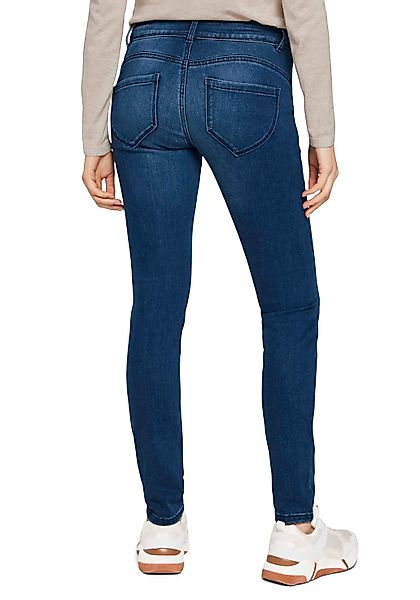 Tom Tailor Damen Jeans ALEXA - Skinny Fit - Blau - Dark Stone Wash Denim günstig online kaufen