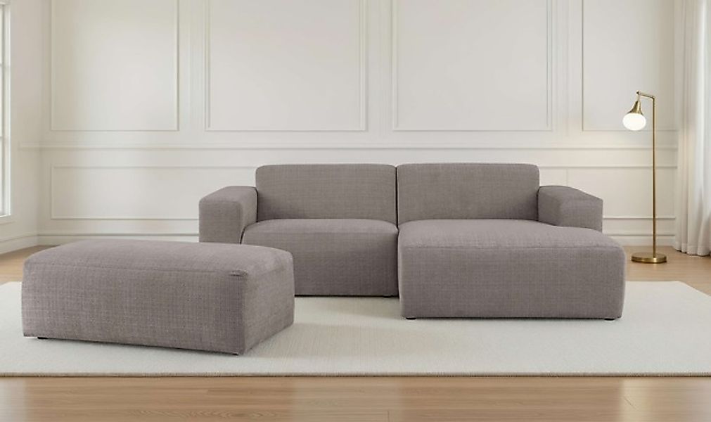INOSIGN Ecksofa »Koa,228cm, L-Form, Modulsofa, Webstoff, Cord, Struktur, Ch günstig online kaufen