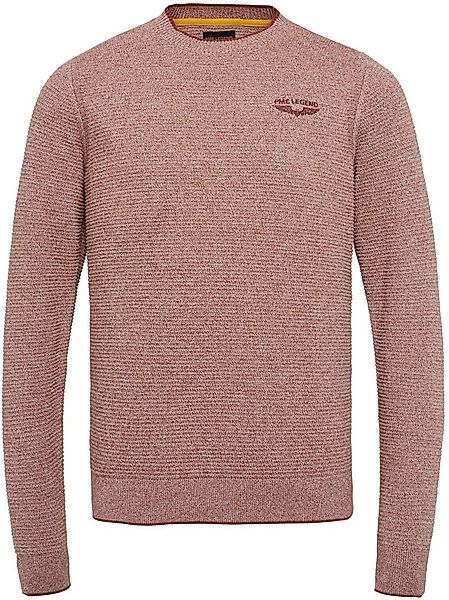 PME Legend Pullover Mouline Rot - Größe XXL günstig online kaufen