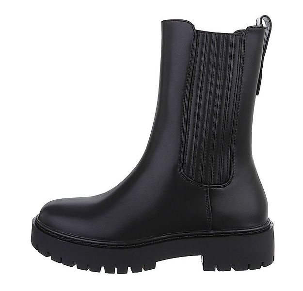 Ital-Design Damen Freizeit Plateaustiefelette (84989618) Blockabsatz Platea günstig online kaufen