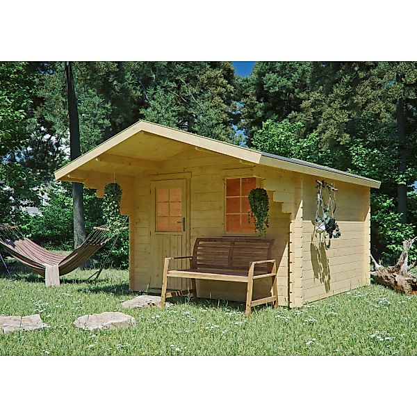 Kiehn-Holz Holz-Gartenhaus KH 28-028 Unberührt 300 cm x 300 cm günstig online kaufen