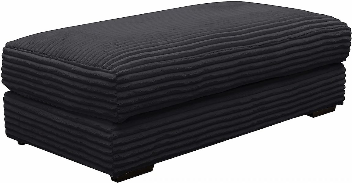 WERK2 Hocker "Eden", Design Hocker in Cord mit besonders weichem Sitzkomfor günstig online kaufen