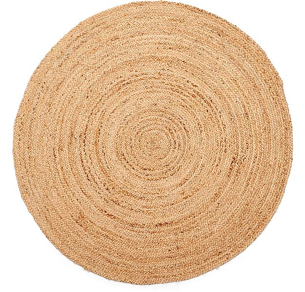 Myflair Möbel & Accessoires Teppich »Lola«, rund, 10 mm Höhe, Juteteppich, günstig online kaufen