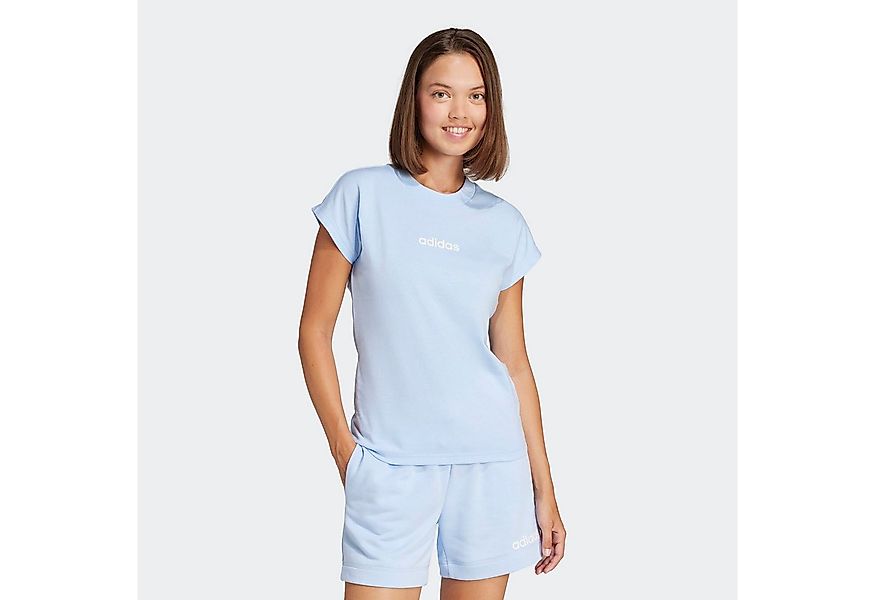 adidas Sportswear T-Shirt ESSENTIALS LINEAR COTTON sportlicher Stil, Kurzar günstig online kaufen