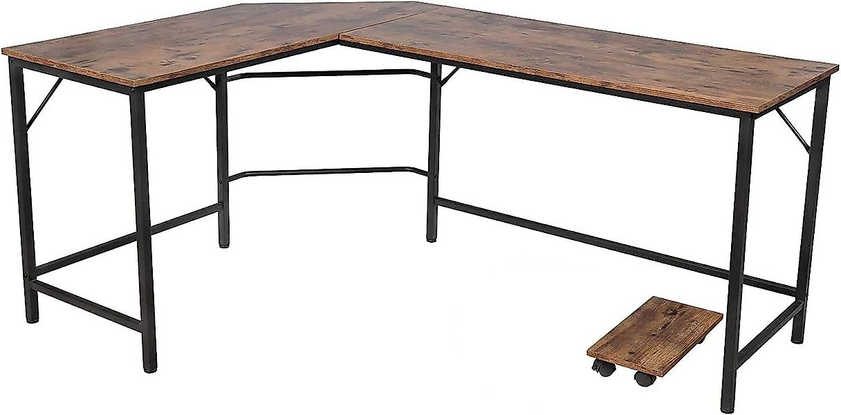 VENDOMNIA Schreibtisch industrial Design, aus Metall günstig online kaufen