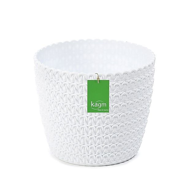 KAGM Blumentopf Übertopf Pflanztopf Strickstruktur sehr günstig online kaufen