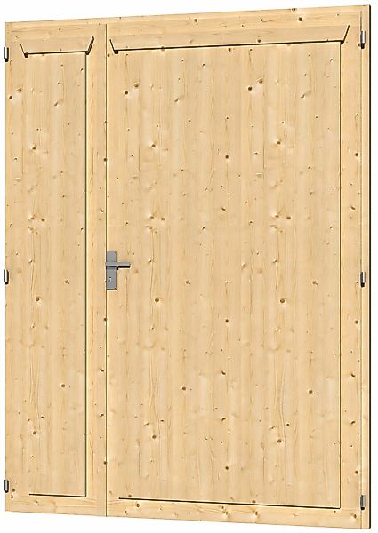 Skanholz Doppelflügeltür für Carports, 148 x 198 cm günstig online kaufen