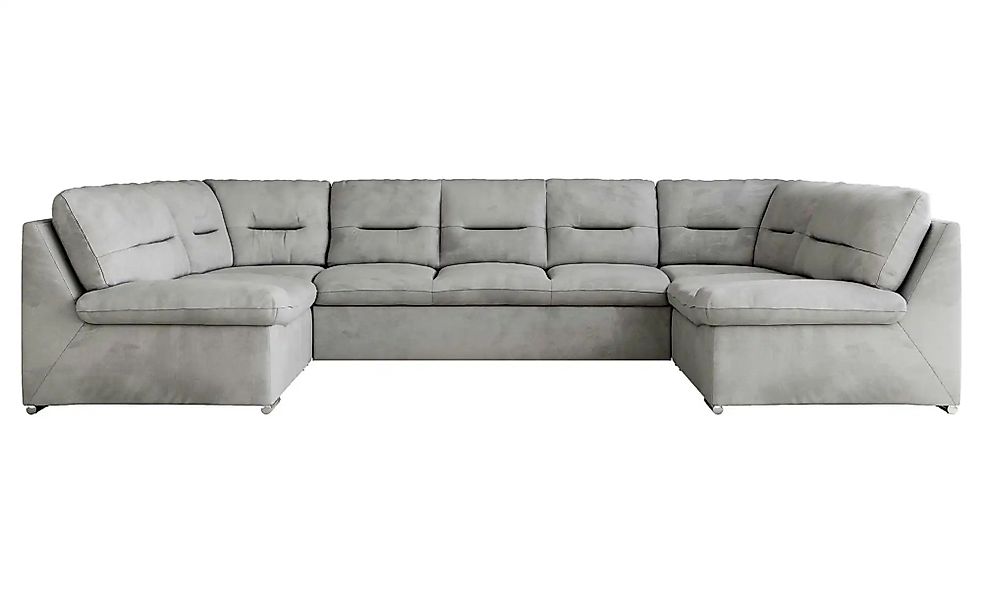 Wohnlandschaft mit Schlaffunktion Comodo ¦ silber ¦ Maße (cm): B: 340 H: 93 günstig online kaufen